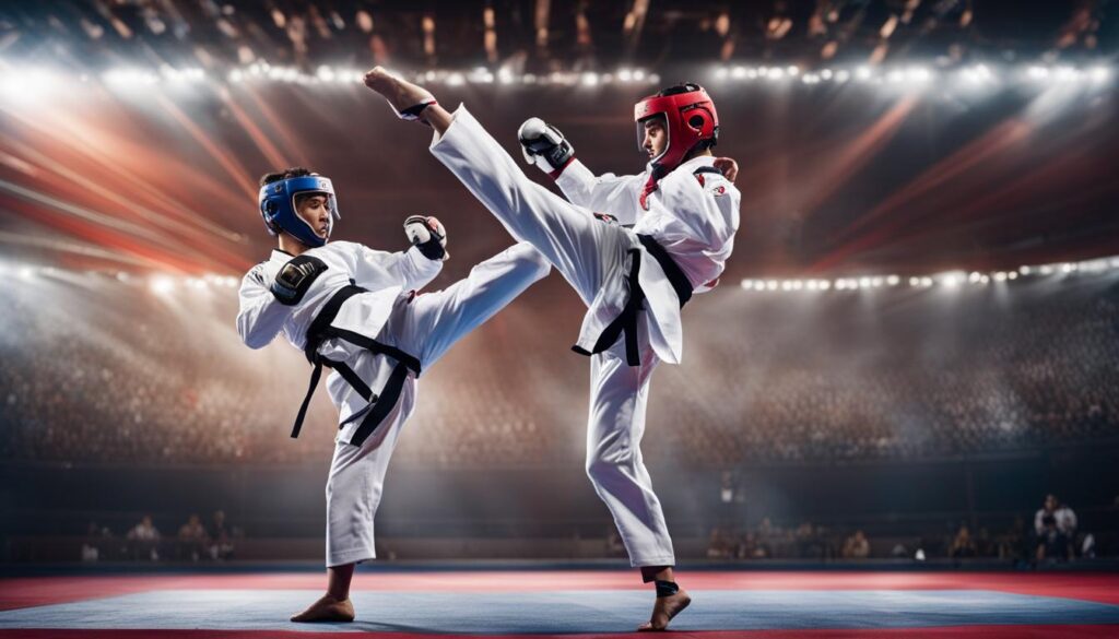 Olympic-style Taekwondo