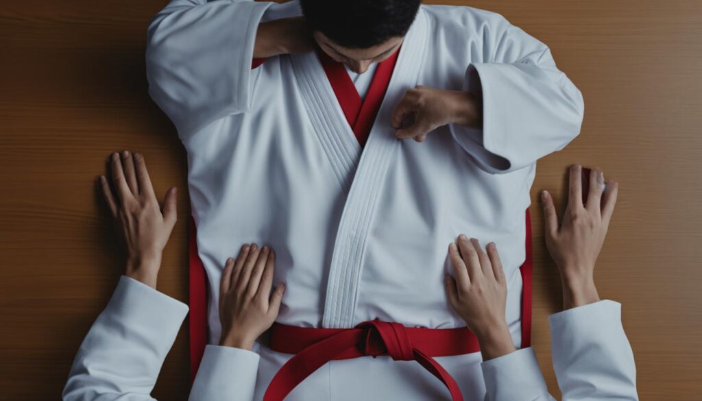 folding a karate gi