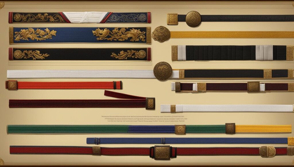 history of martial arts belts