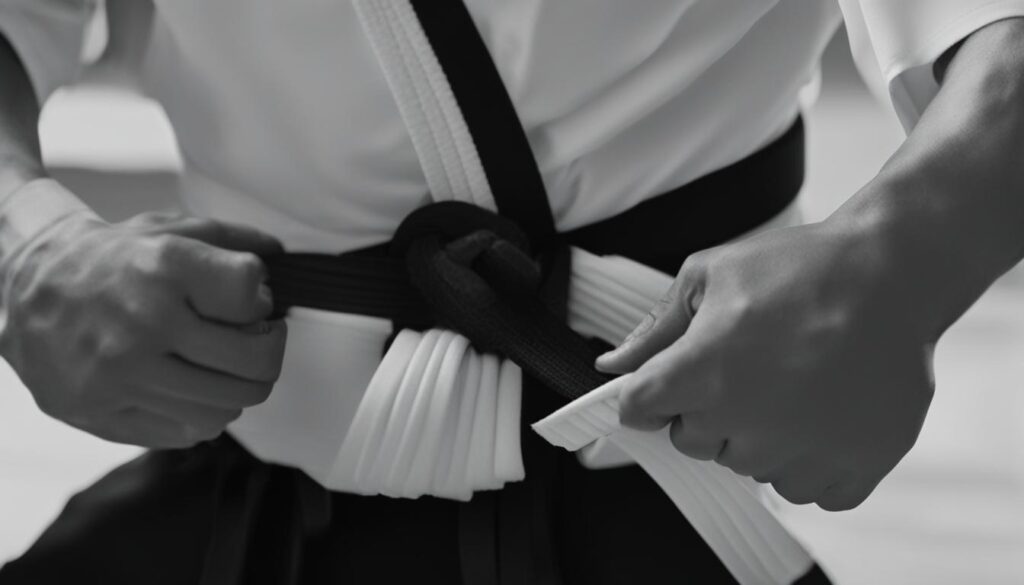 karate belt maintenance