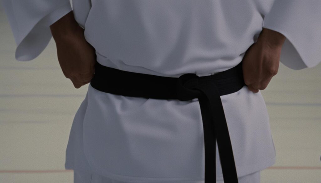 karate belt tying instructions