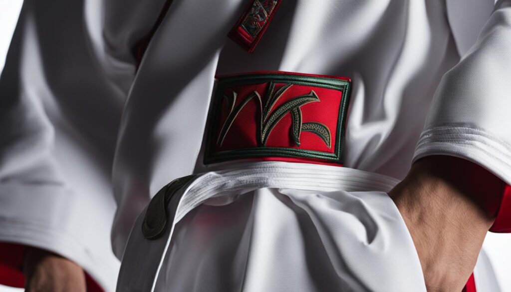 karate uniform in competitions