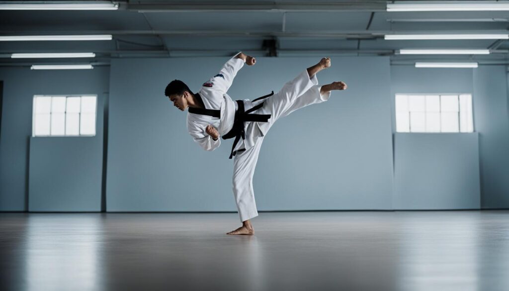 taekwondo kicking focus